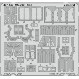 MC.200 ITALERI, 1/48 - Eduard Accessories 491447