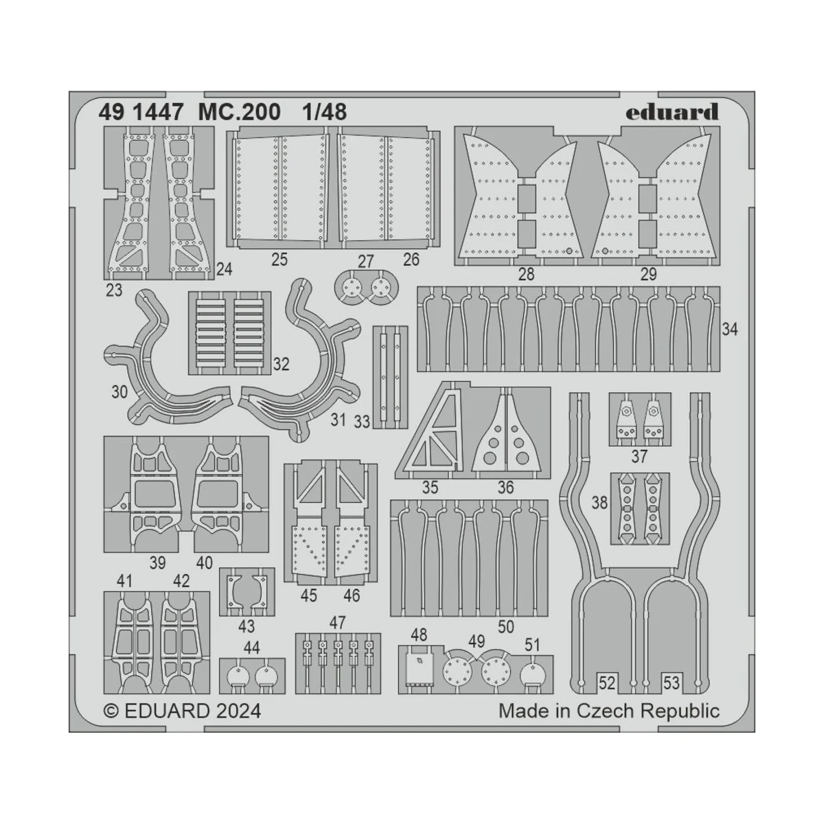 MC.200 ITALERI - Eduard Accessories 491447