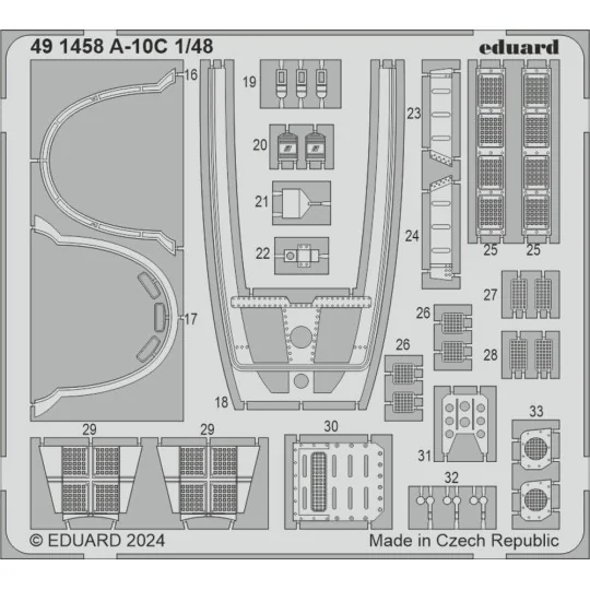 A-10C, 1/48 - Eduard Accessories 491458