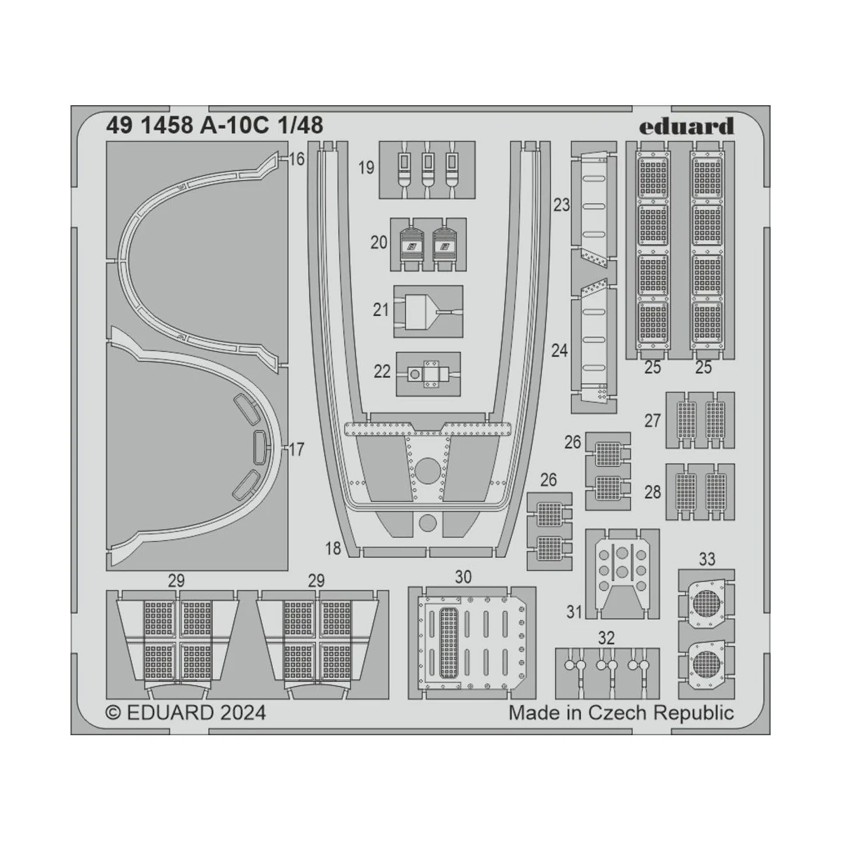 A-10C, 1/48 - Eduard Accessories 491458