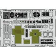 B-17F nose interior (alternate nose, sprue X), 1/48 - Eduard Access... B-17F nose interior (alternate nose, sprue X), 1/48 - Eduard Access...