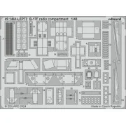 B-17F radio compartment, 1/48 - Eduard Accessories 491463