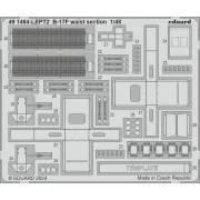 B-17F waist section 1/48 - Eduard Accessories 491464