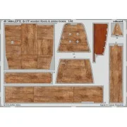 B-17F wooden floors & ammo boxes 1/48 - Eduard Accessories 491466