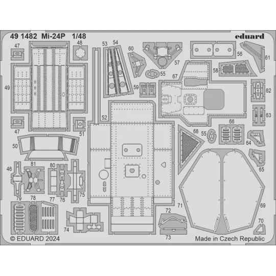 Mi-24P, 1/48 - Eduard Accessories 491482