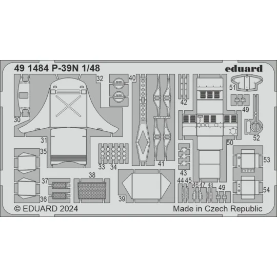 P-39N, 1/48 - Eduard Accessories 491484