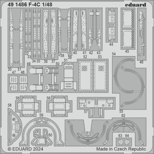 F-4C, 1/48 - Eduard Accessories 491486 F-4C, 1/48 - Eduard Accessories 491486