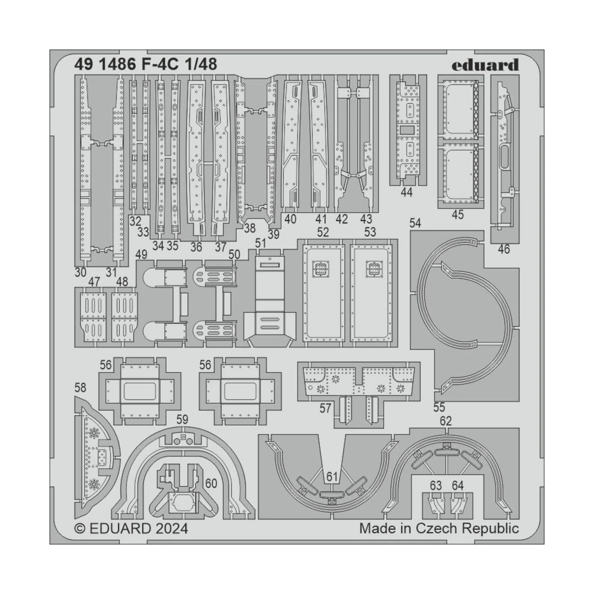 F-4C, 1/48 - Eduard Accessories 491486 F-4C, 1/48 - Eduard Accessories 491486