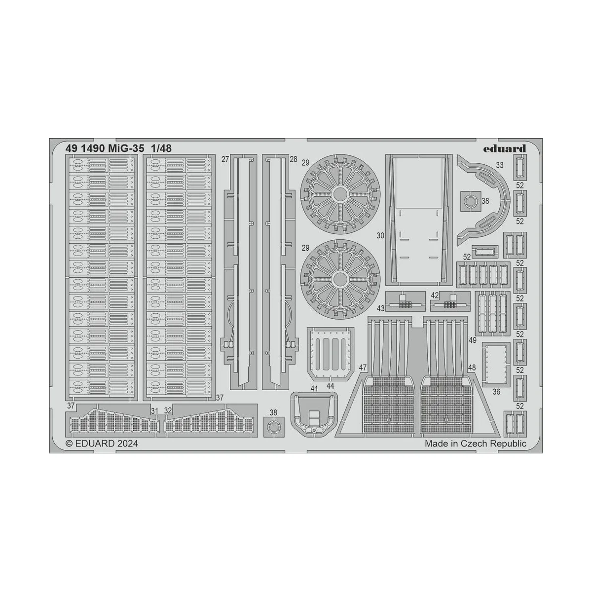 MiG-35 HOBBY BOSS, 1/48 - Eduard Accessories 491490