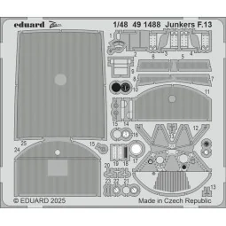 Junkers F.13 MINIART, 1/48 - Eduard Accessories 491494