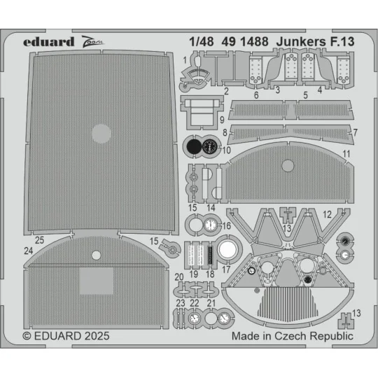 Junkers F.13 MINIART, 1/48 - Eduard Accessories 491494