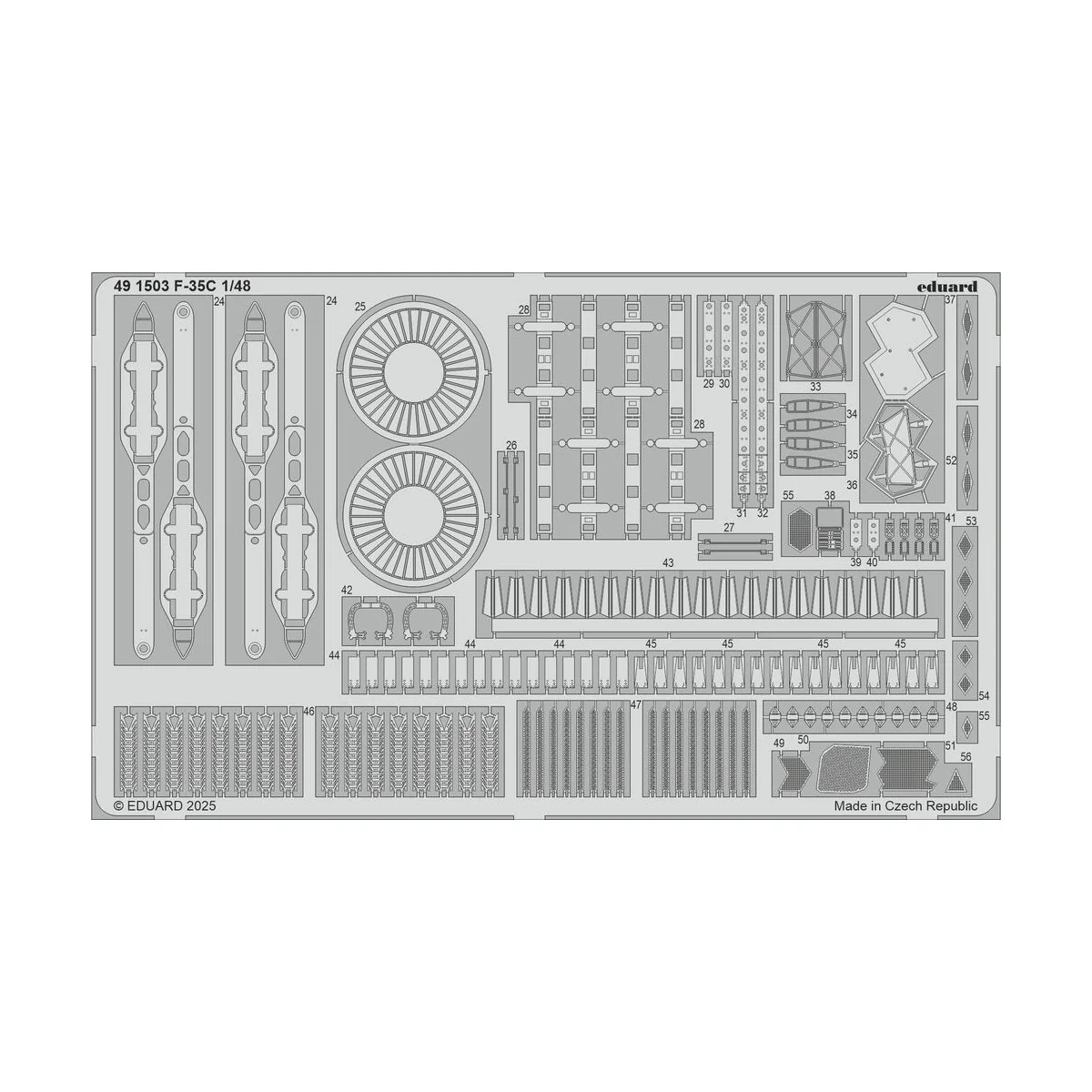F-35C TAMIYA, 1/48 - Eduard Accessories 491503