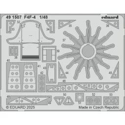 F4F-4 ACADEMY, 1/48 - Eduard Accessories 491507
