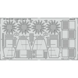 B-24D cockpit & engines HOBBY BOSS - Eduard Accessories 491509