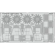 B-24D cockpit & engines HOBBY BOSS - Eduard Accessories 491509
