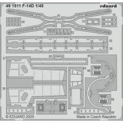 F-14D GREAT WALL HOBBY - Eduard Accessories 491511