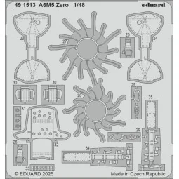 A6M5 Zero FINE MOLDS, 1/48 - Eduard Accessories 491513