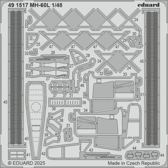 MH-60L ICM, 1/48 - Eduard Accessories 491517 MH-60L ICM, 1/48 - Eduard Accessories 491517