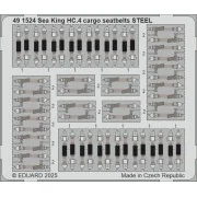 Sea King HC.4 cargo seatbelts STEEL AIRFIX, 1/48 - Eduard Accessori...