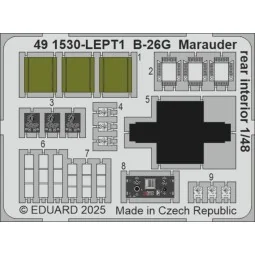 B-26G Marauder rear interior ICM, 1/48 - Eduard Accessories 491530