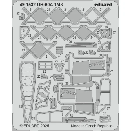 UH-60A ICM, 1/48 - Eduard Accessories 491532