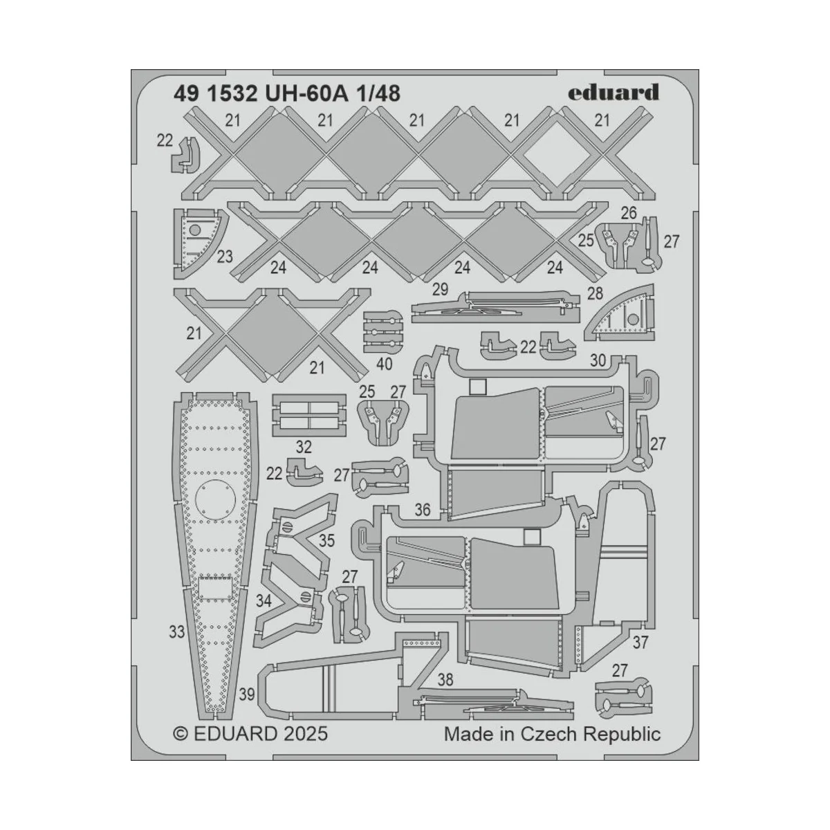 UH-60A ICM - Eduard Accessories 491532