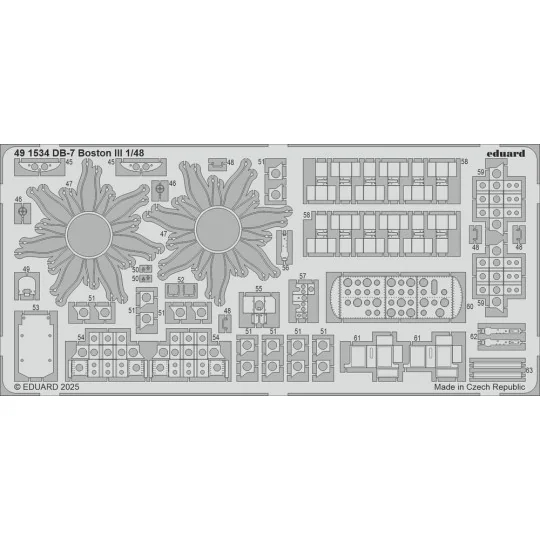 DB-7 Boston III HKM, 1/48 - Eduard Accessories 491534