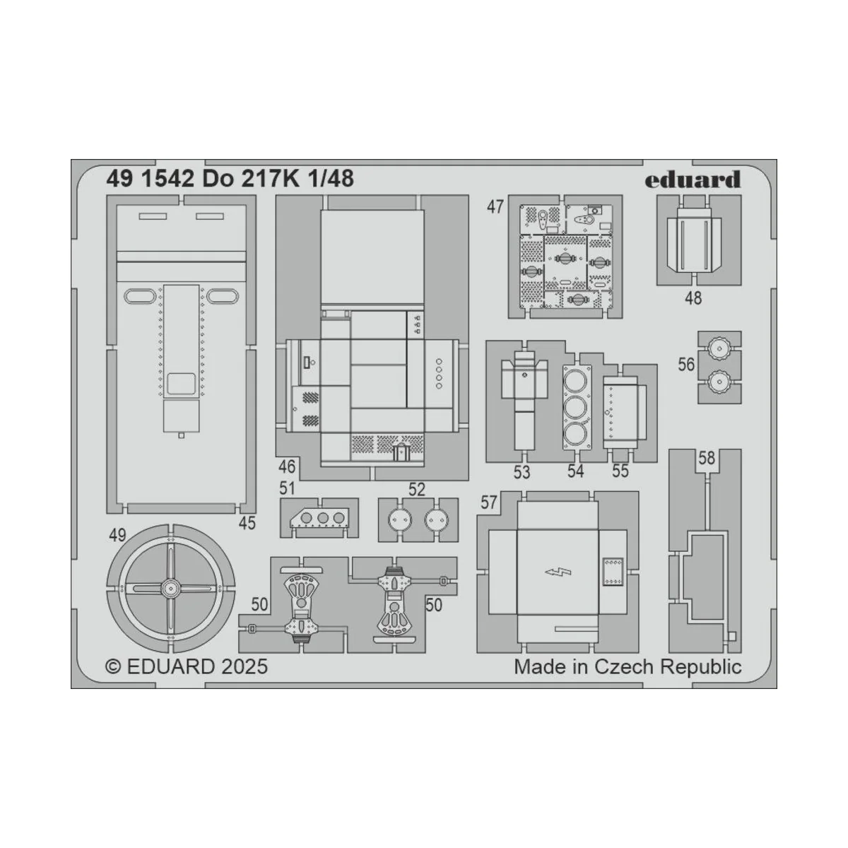 Do 217K ICM - Eduard Accessories 491542