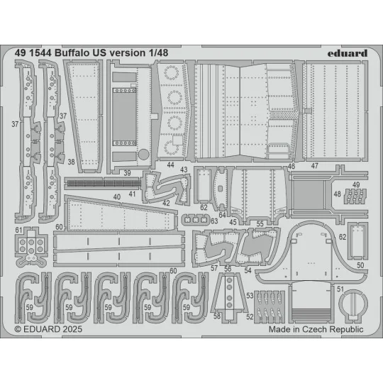 Buffalo US version TAMIYA, 1/48 - Eduard Accessories 491544