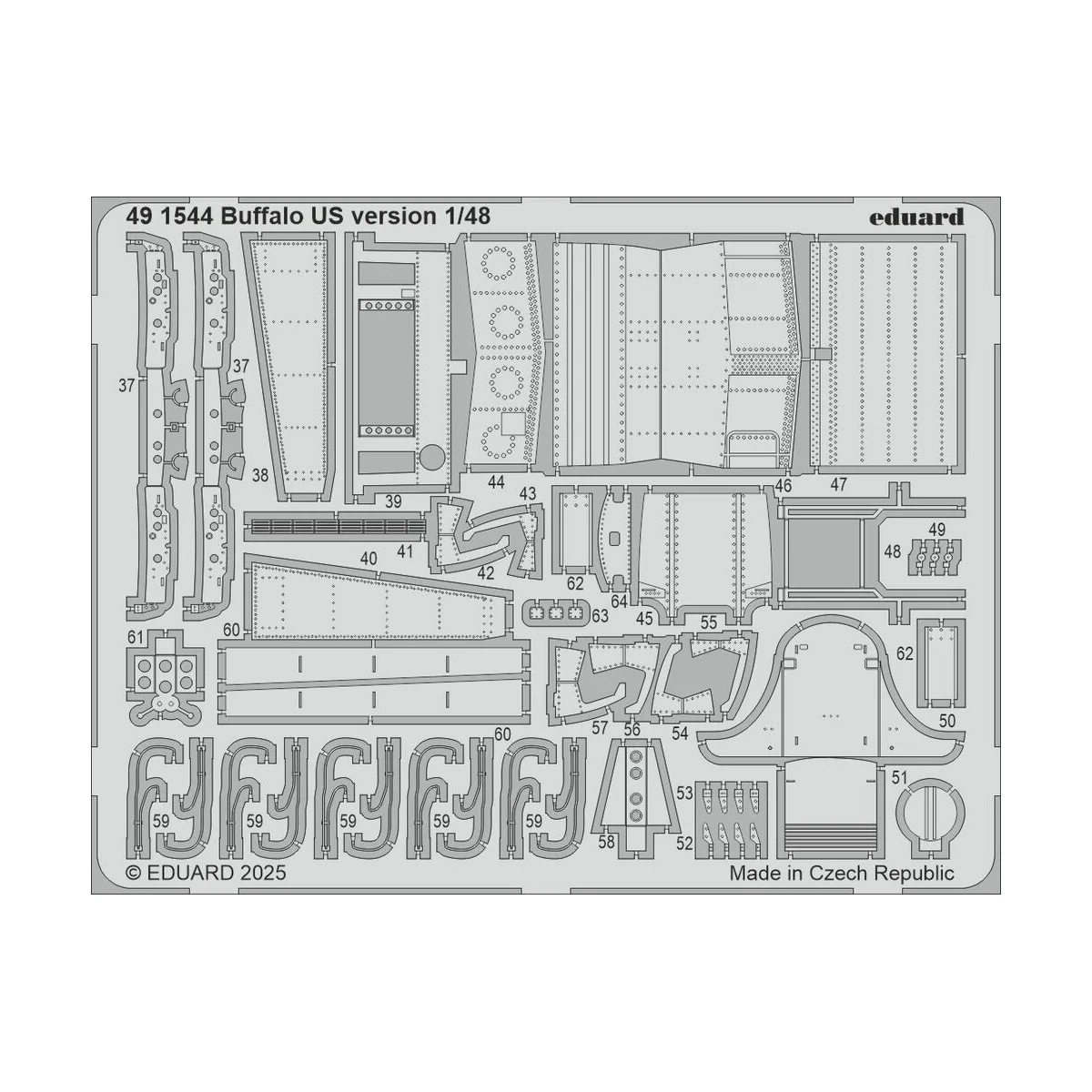 Buffalo US version TAMIYA, 1/48 - Eduard Accessories 491544