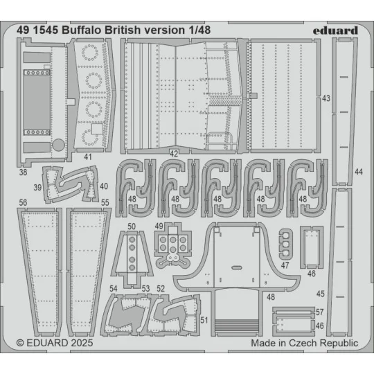Buffalo British version TAMIYA, 1/48 - Eduard Accessories 491545