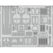Bf 109E-4/7 TAMIYA - Eduard Accessories 491548