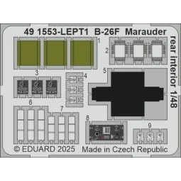 B-26F Marauder rear interior ICM, 1/48 - Eduard Accessories 491553