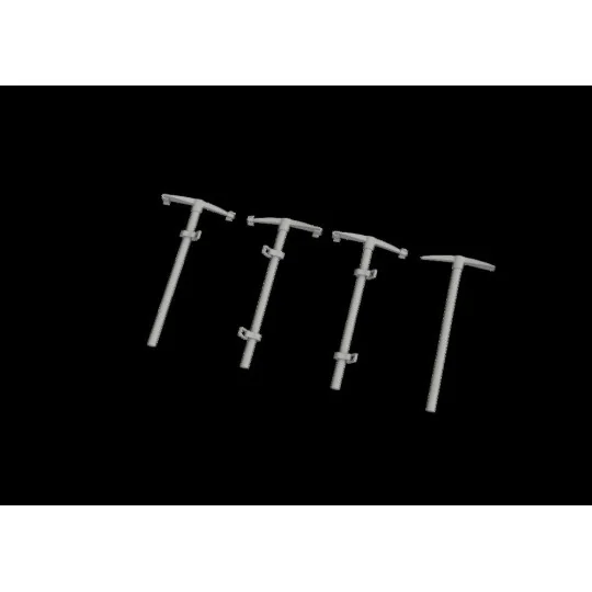 WWII German tool set, 1/35 - Eduard Accessories SIN635001 WWII German tool set, 1/35 - Eduard Accessories SIN635001