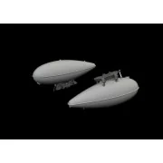 P-51B/C 75gal drop tank early PRINT, 1/48 - Eduard Accessories 6481005