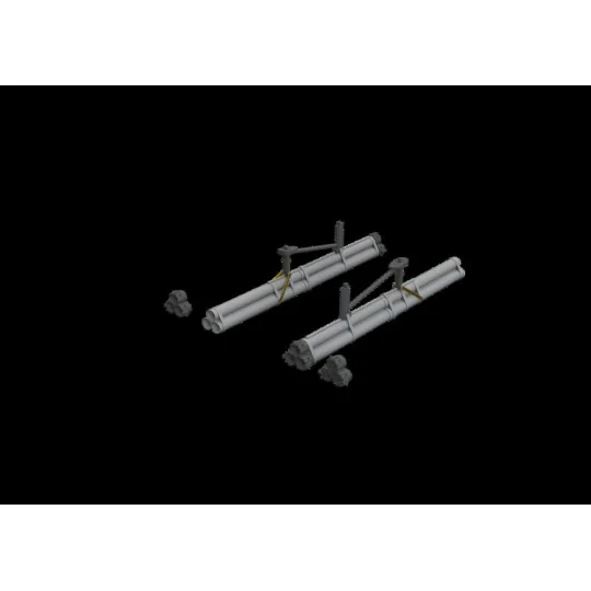 P-51B/C bazooka rocket launcher EDUARD, 1/48 - Eduard Accessories 6...