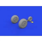 B-26B wheels, 1/48 - Eduard Accessories 6481011