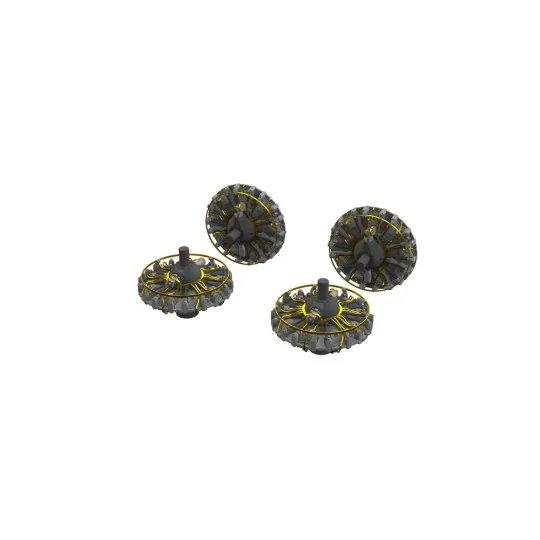 B-17F engines, 1/48 - Eduard Accessories 6481021