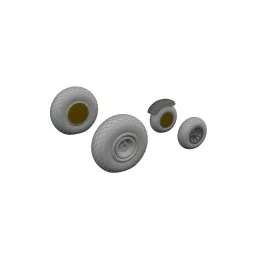 B-24J wheels - Eduard Accessories 6481028