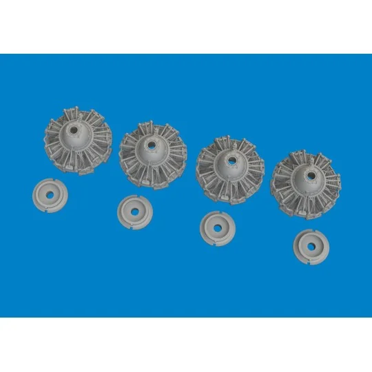 B-24J engines PRINT HOBBY BOSS, 1/48 - Eduard Accessories 6481029