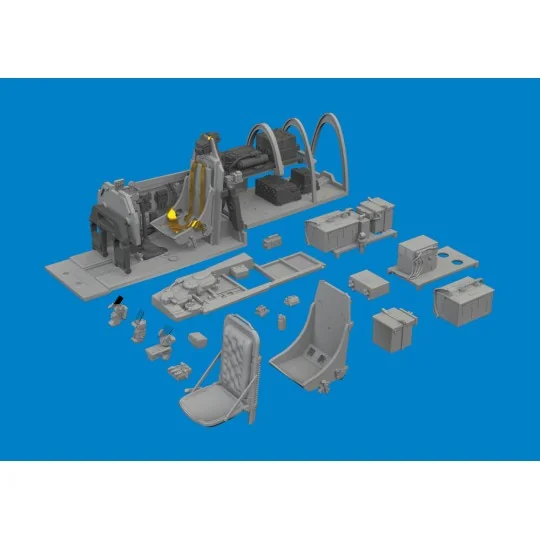 P-51B Malcolm Hood canopy cockpit PRINT - Eduard Accessories 6481032