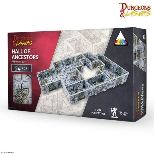 Dungeons & Lasers HALLS OF ANCESTORS: PRE-PAINTED - Archon Studio D...