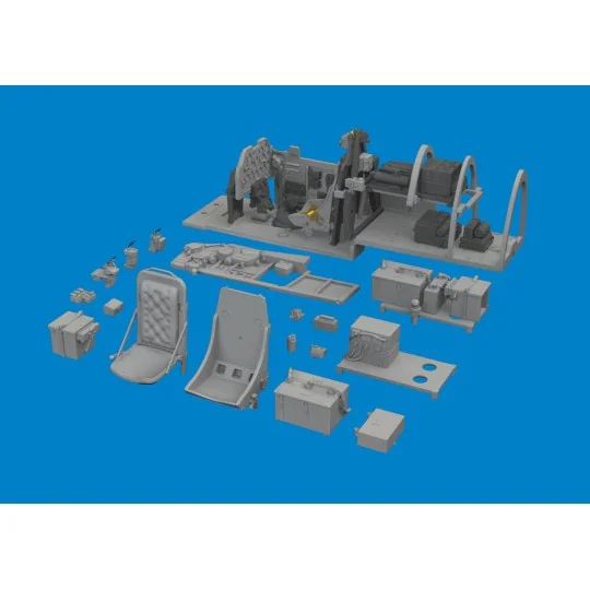 P-51B Birdcage canopy cockpit PRINT EDUARD - Eduard Accessories 648...