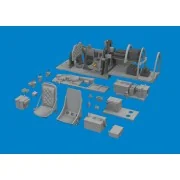 P-51B Birdcage canopy cockpit PRINT EDUARD - Eduard Accessories 648...