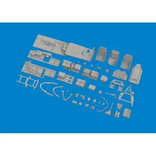 P-51B Birdcage canopy cockpit PRINT EDUARD - Eduard Accessories 648...