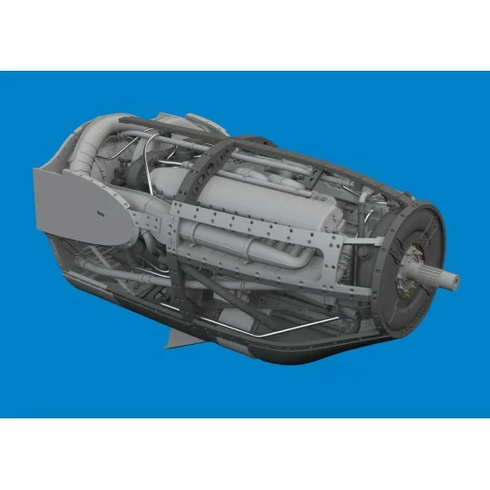 P-38F/G left engine PRINT, 1/48 - Eduard Accessories 6481036