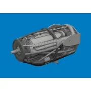 P-38F/G right engine PRINT TAMIYA - Eduard Accessories 6481037