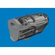 P-38F/G right engine PRINT TAMIYA - Eduard Accessories 6481037