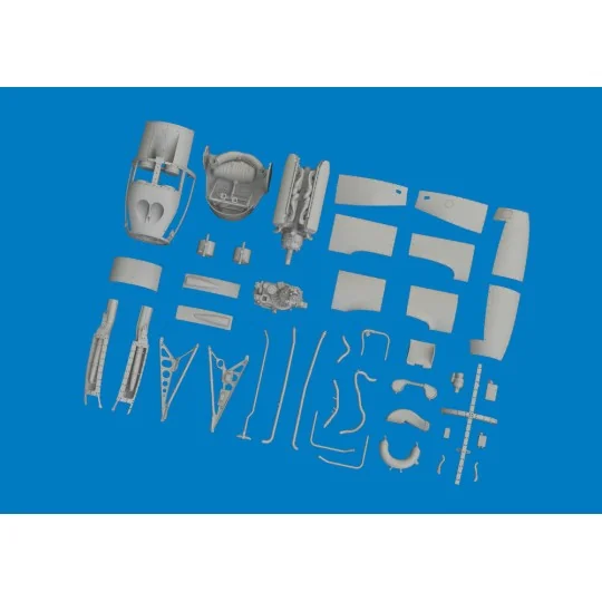 P-38F/G right engine PRINT TAMIYA, 1/48 - Eduard Accessories 6481037