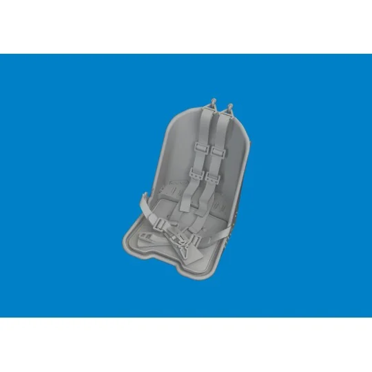 Fw 190A seat w/ integral belts PRINT EDUARD - Eduard Accessories 64...